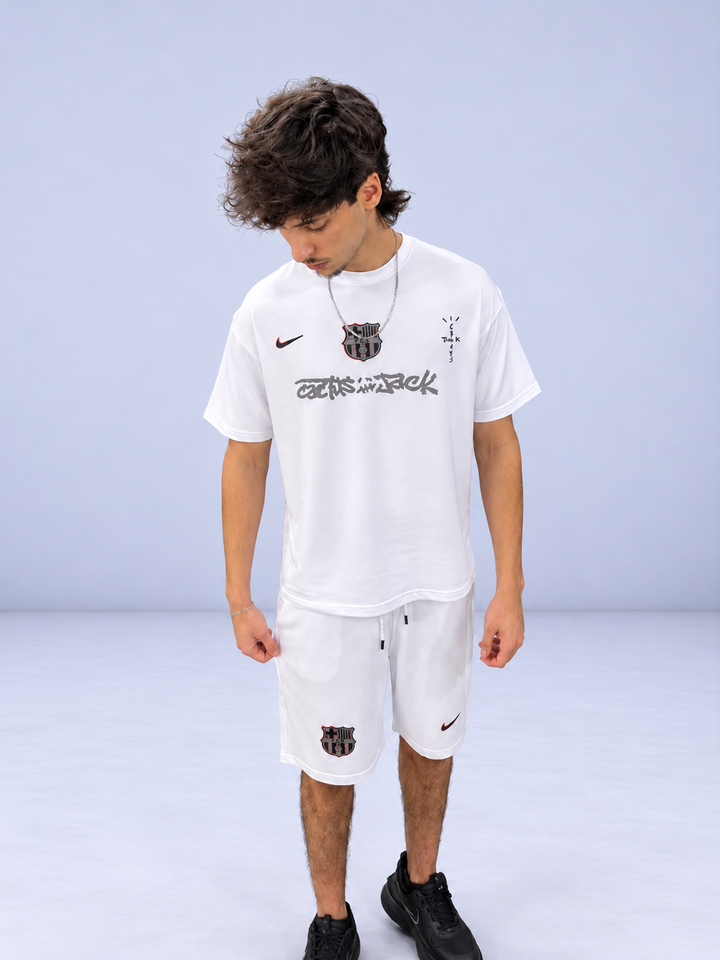 FCB BARCELONA SET 🔴🔵 - WHITE